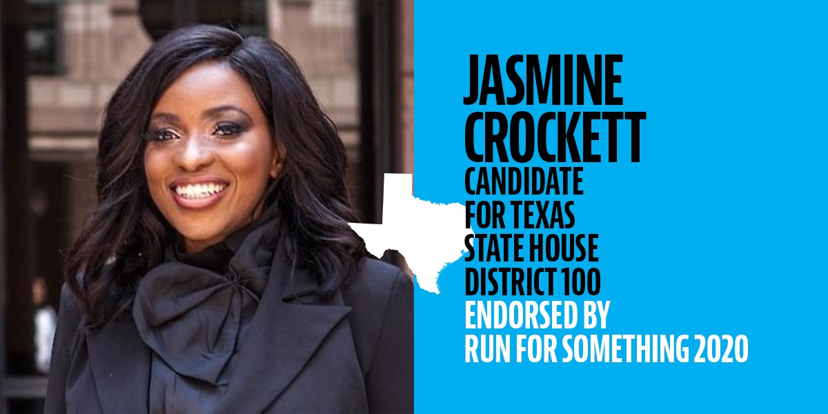 State RepElect Jasmine Crockett Run For Something